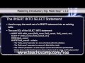 SQL Training - Structured Query Language Tutorial - The INSERT INTO SELECT Statement Lesson