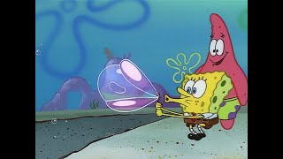 SpongeBob Bubblestand | Blowing Bubbles, It's a Giraffe