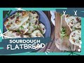 Easy Sourdough Flatbread Recipe (With Active Starter Or Discard - No Yeast)