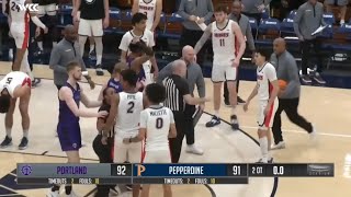 the most bizarre college basketball ending of the year