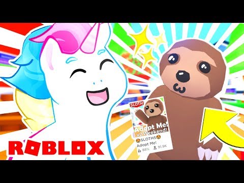 New Adopt Me Update Buying The Sloth In Adopt Me Roblox - adopt me roblox gifts