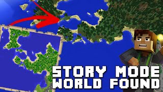 Minecraft Story Mode Seed found using a Map!