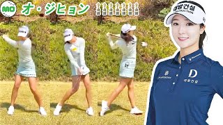 オ・ジヒョン Ji Hyun Oh 韓国の女子ゴルフ スローモーションスイング!!!