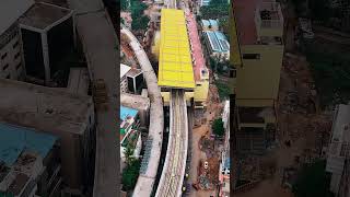 Silk Board Metro Station Aerial View, Bangalore #bengaluru #nammametro