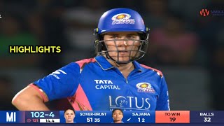 MI W vs GG W 2025 Highlights | Mumbai Indians women vs gujarat giants women highlights