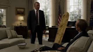 House of cards francis with Russian