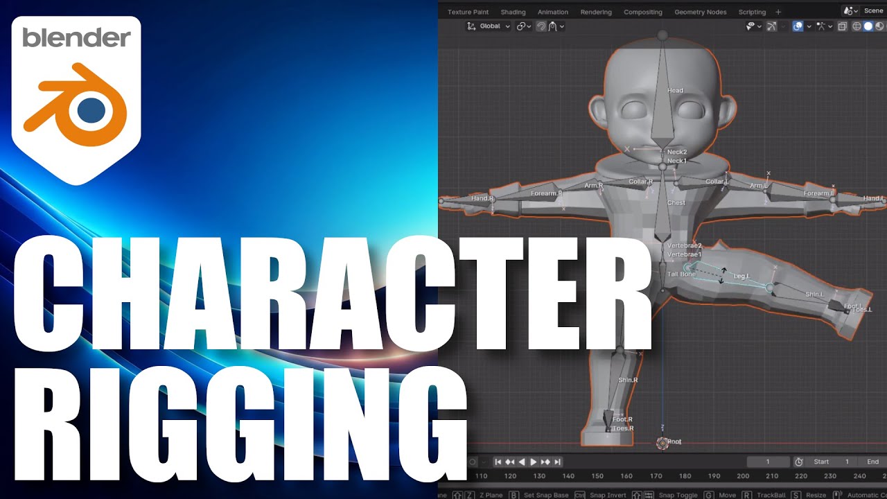 Rigging In Blender Easy Character Youtube Rigging In Blender Easy Character Youtube