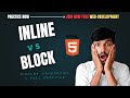 Inline Elements vs Block Elements (HTML)