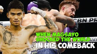 BOXING COMMENTARY - INAKALA NILANG LAOS NA SI MARK MAGNIFICO MAGSAYO! BINAKLAS TULOY NITO ANG PANGA