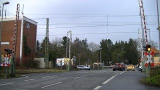 Spoorwegovergang Münster (D) // Railroad crossing // Bahnübergang