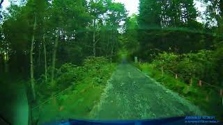 雨竜沼ゲートパーク～尾白利加ダムの山深き道