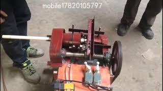 wooden broom stick screw machine