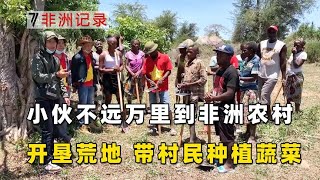 小伙帮助非洲农村种植蔬菜，带领村民开垦荒地，村长卖牛买种子