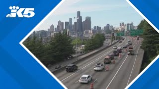 I-5 closures, weekend events in Seattle cause traffic backups
