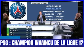 🚨DÉBAT : LE PSG SERA-T-IL LE PREMIER CHAMPION INVAINCU DE L'HISTOIRE DE LA LIGUE 1 ?