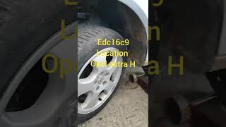 Opel astra ecu location edc16c9