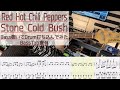 with tab / Stone Cold Bush  Red Hot Chili Peppers / ベース 弾いてみた / ドラム 打ち込んでみた / タブ譜 Bass Drums Score