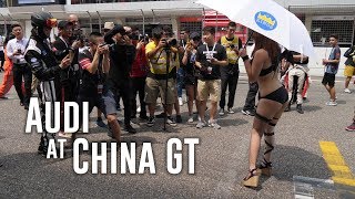 AUDI and Grid Girls at China GT Shanghai