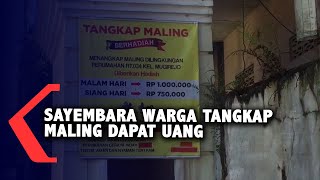 Sayembara Tangkap Malinmg Dapat Uang