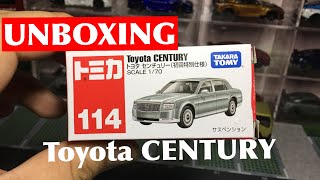 【MY MINI CAR WORLD】UNBOXING =TOMICA 114 TOYOTA CENTURY =