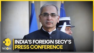 Indian Foreign Secretary holds press conference ahead of G20 meet I Latest News I WION