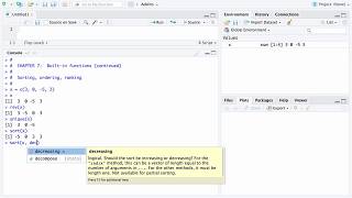 Built-in Functions --- Chapter 7