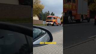 Einsatzfahrt TLF16/25 FF Sandersdorf-Brehna OF Brehna - LKW-Brand auf der A9