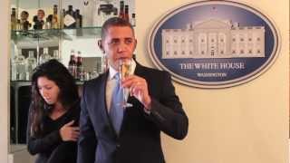 Kristen Stewart & Obama at White House party caught on tape