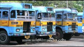 Bus stand in Kolkatta