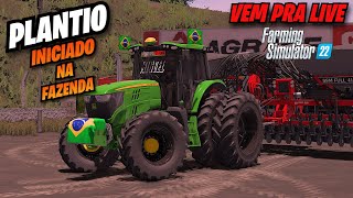 COMEÇANDO NOSSO plantio no FAZENDA MADUREIRO FS 22!