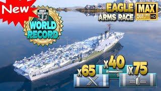 Aircraft Carrier Eagle: Huge 477k in arms race (World record) - World of Warships