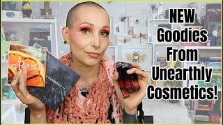 NEW!! UNEARTHLY COSMETICS! | The Daily gRind \u0026 Dead Of Night + 7 New Satin Lipsticks!