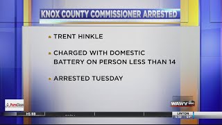 Knox County Commissioner arrested, charged with felony domestic violence
