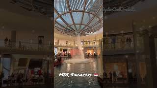 #mbs #singapore #swirling #water #fountain #tourism #shorts #travelblogger  #travel #ytshorts