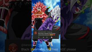 black Goku vs samasu 🥵🥶🤯 | who is strongest 🤔 #dbs #dbz #viral #shorts