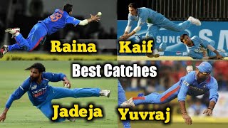 Top 10 Best Catches by Indian Players Raina, Yuvraj, Kaif and Jadeja In Cricket History
