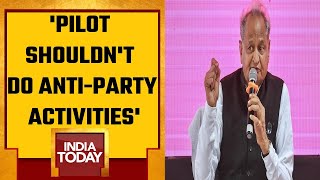 Ashok Gehlot Slams Sachin Pilot Claims That Pilot Is Damaging The Party Image