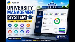 #Python #Project | University Management System with Database