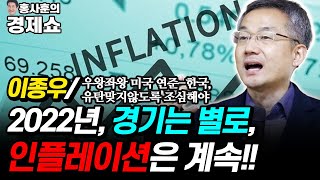 [홍사훈의 경제쇼] 이종우ㅡ2022년, 경기는 별로, 인플레이션은 계속!! | KBS 211206 방송