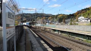 近鉄　しまかぜ　50000系　室生口大野駅通過