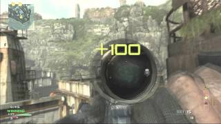 CoD MW3 Face off 2v2 MSR MOAB