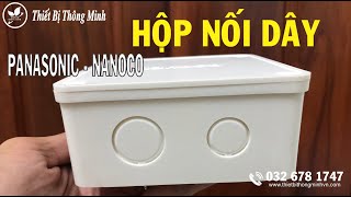 HỘP NỐI DÂY ĐIỆN PANASONIC NANOCO 120X120X50 (NPA12050V), HỘP NỐI DÂY | Thiết Bị Thông Minh