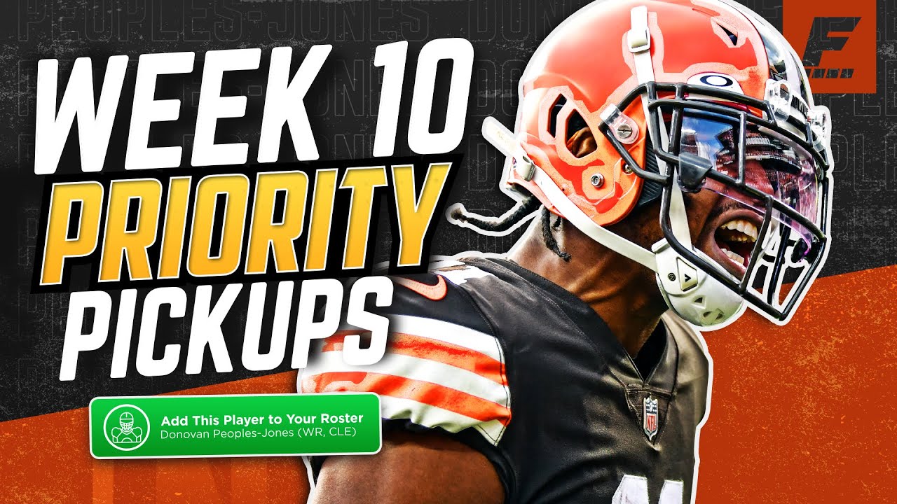 Top 10 Waiver Wire Pickups For Week 10 (2022 Fantasy Football) - YouTube