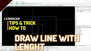 LibreCAD How To Draw With Line Command