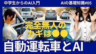 夢の自動運転車がAIの登場で次のステージへ【中学生からのAI入門#8】