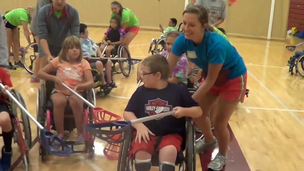 Handicapped Children Playing
