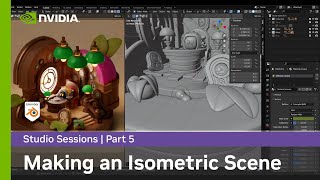 Making a Cute Isometric 3D Scene in Blender w/ Brice Eljeji Part 5: Final Touches \u0026 Render