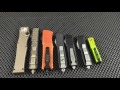 microtech otf automatic switchblade knives lineup