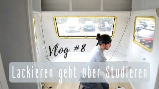 #8 INNENRAUM Lackieren - Zeitraffer | Lackieren geht über Studieren | Camper \u0026 Wohnwagen Renovierung