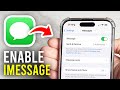 How To Turn On iMessage On iPhone - Full Guide